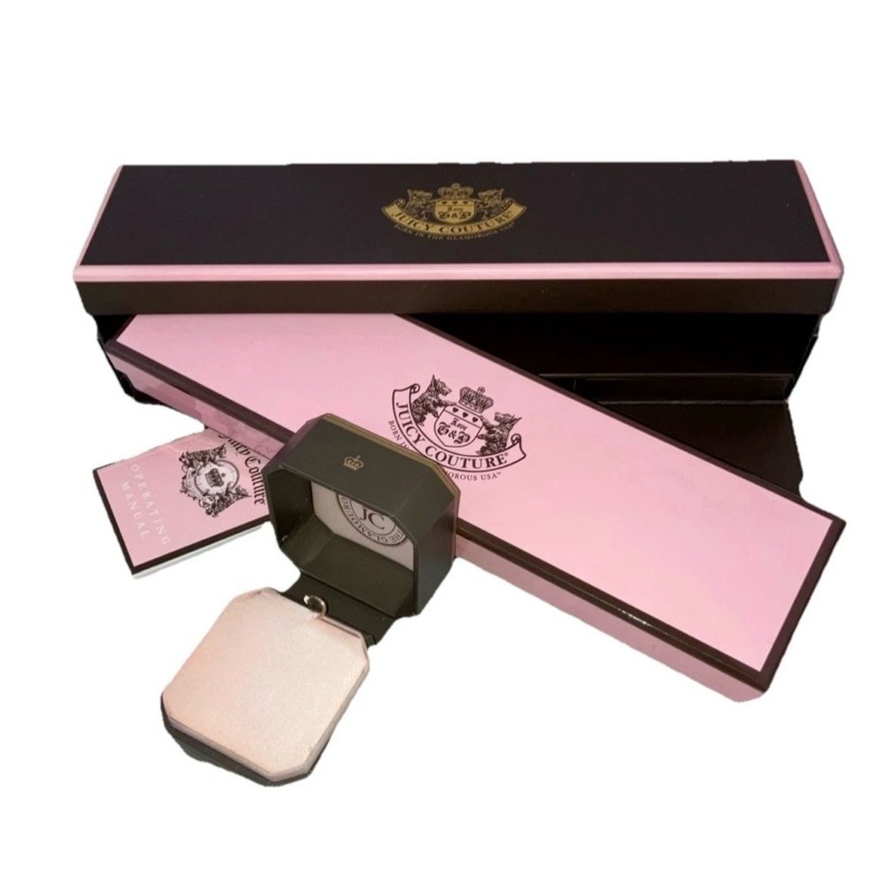 Lot 2 Vintage Juicy Couture Charm Jewelry and Watch Gift Box Empty